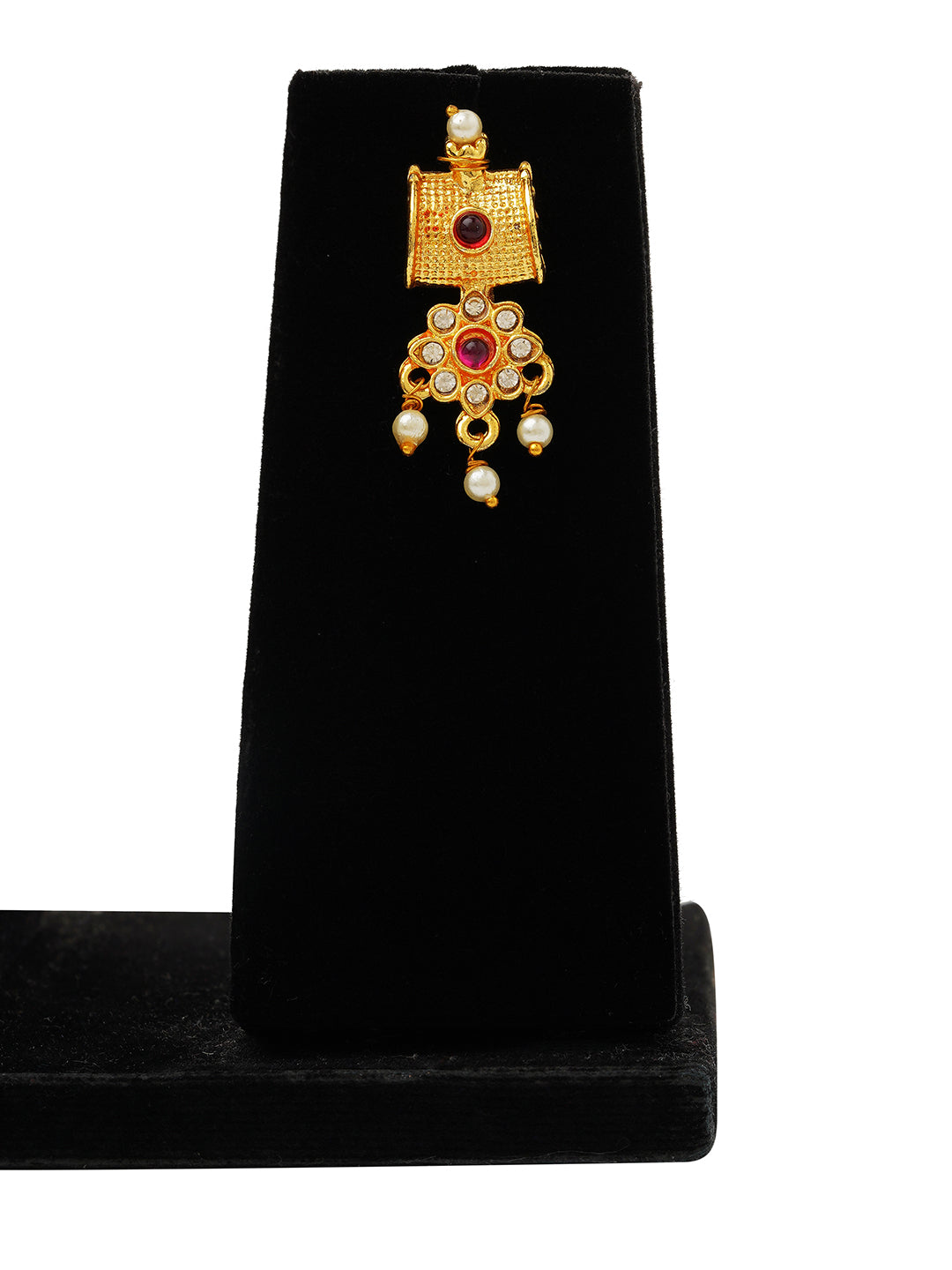 Antique Gold Temple Choker Necklace Set