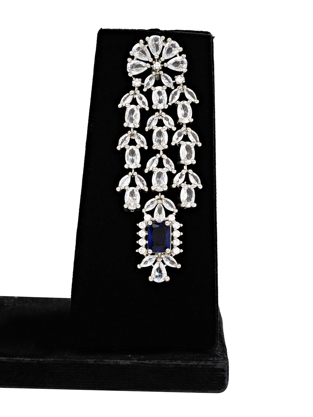 Royal Sapphire Cascade Necklace Set