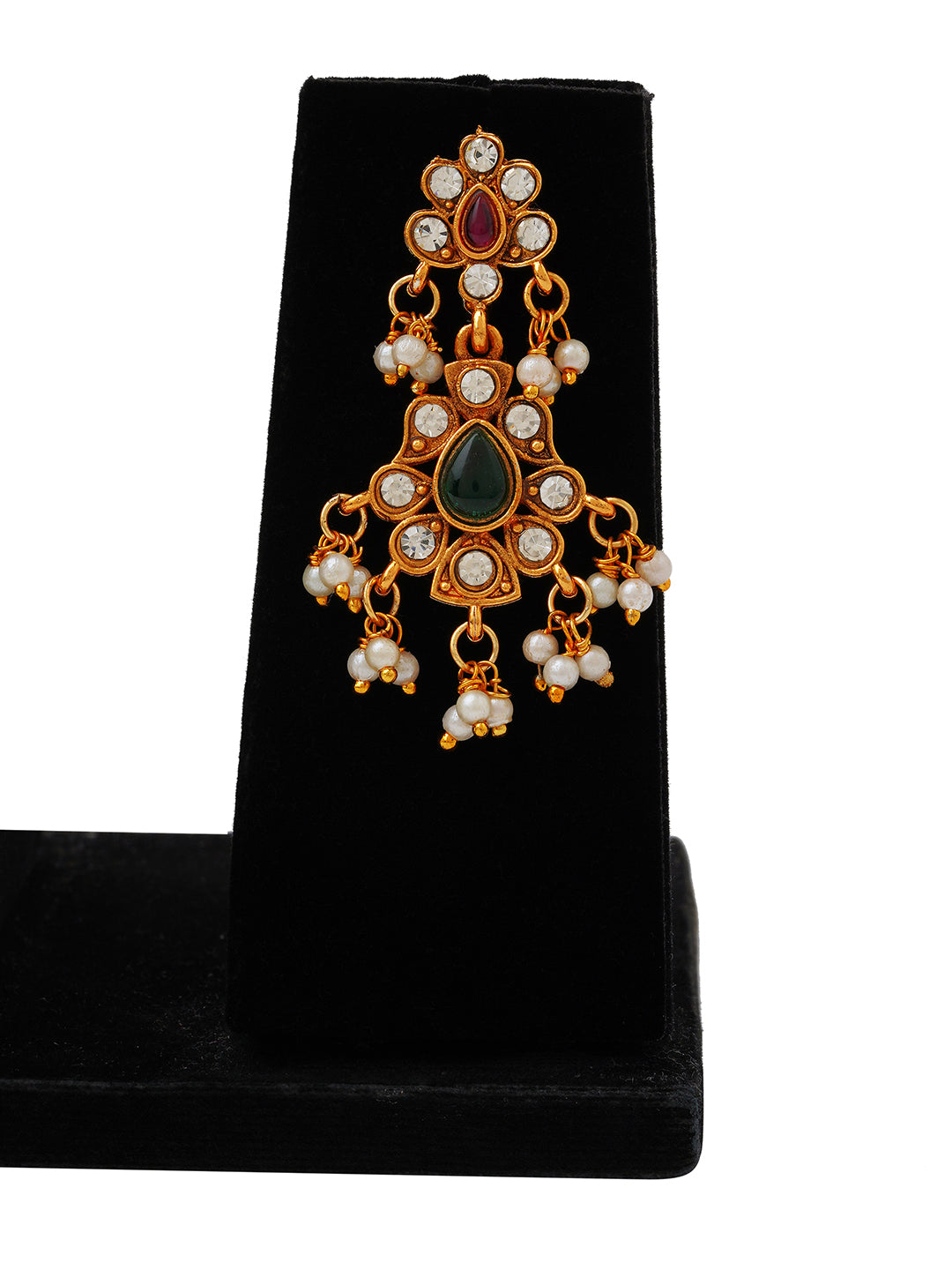 Kundan Pearl Bridal Necklace Set