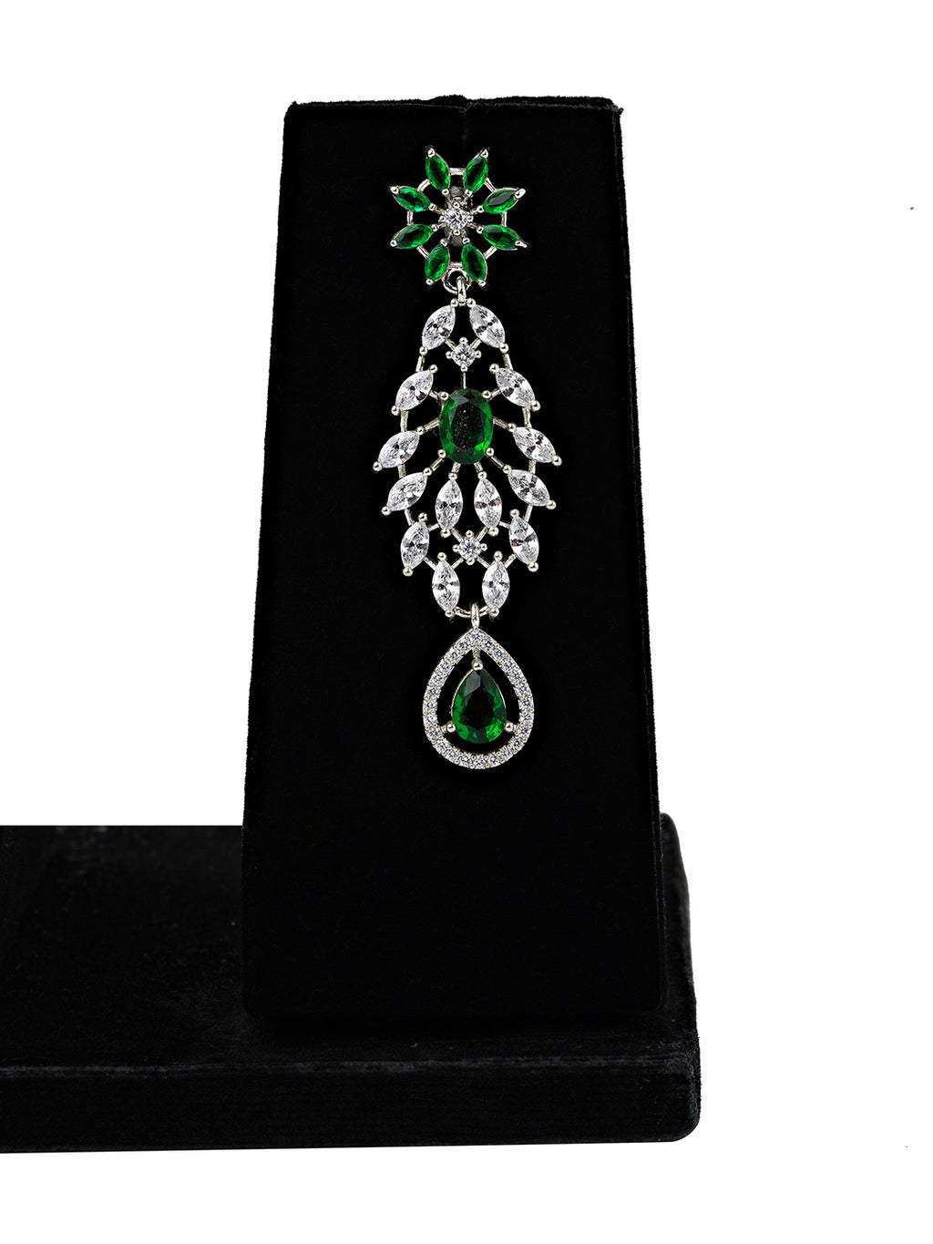 Emerald Grace Floral Necklace Set