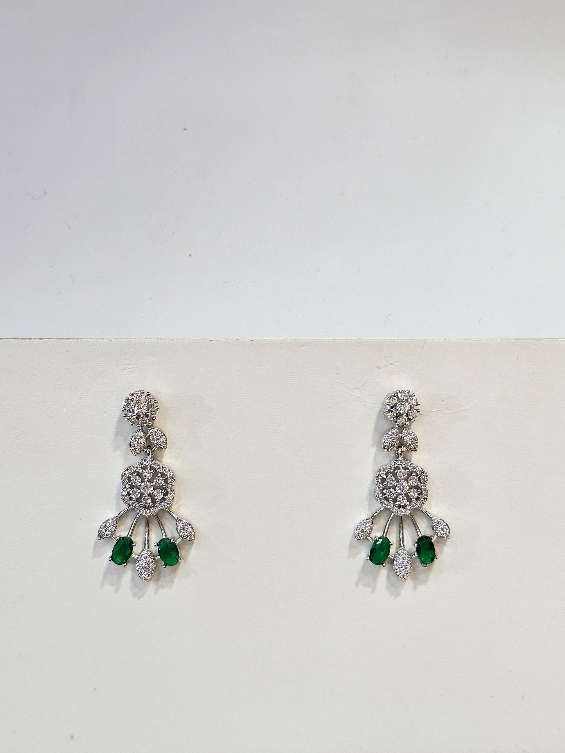 Emerald Bloom Crystal Set