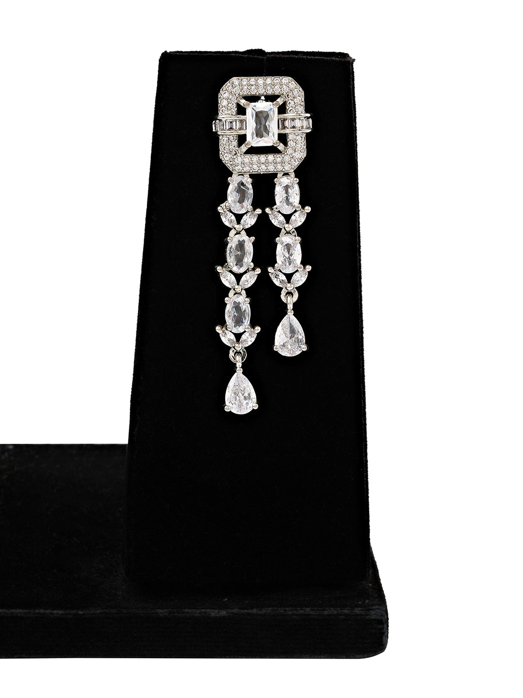 Royal Cascade CZ Necklace Set