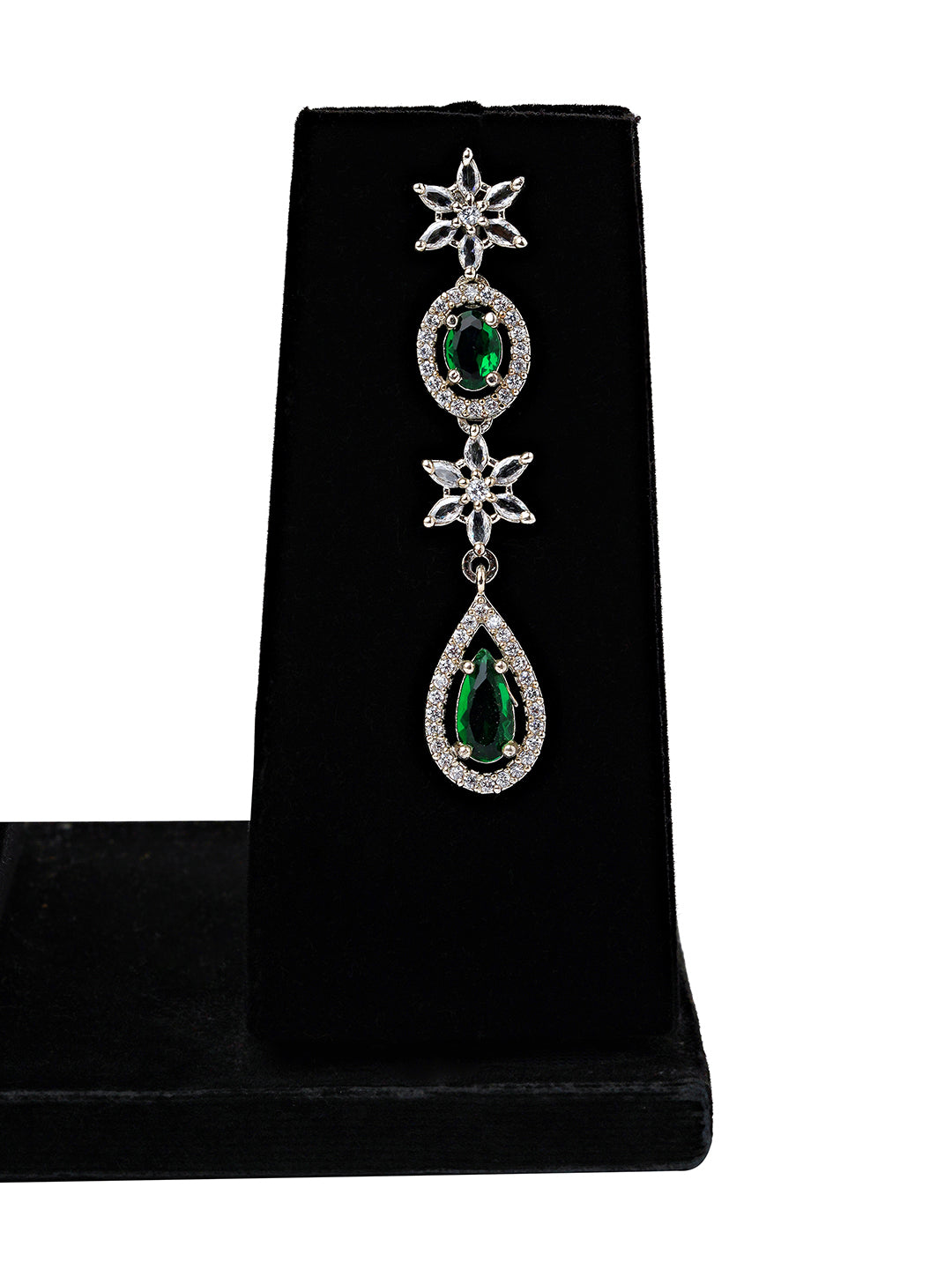 Emerald Sparkle Diamond-Cut Necklace Set