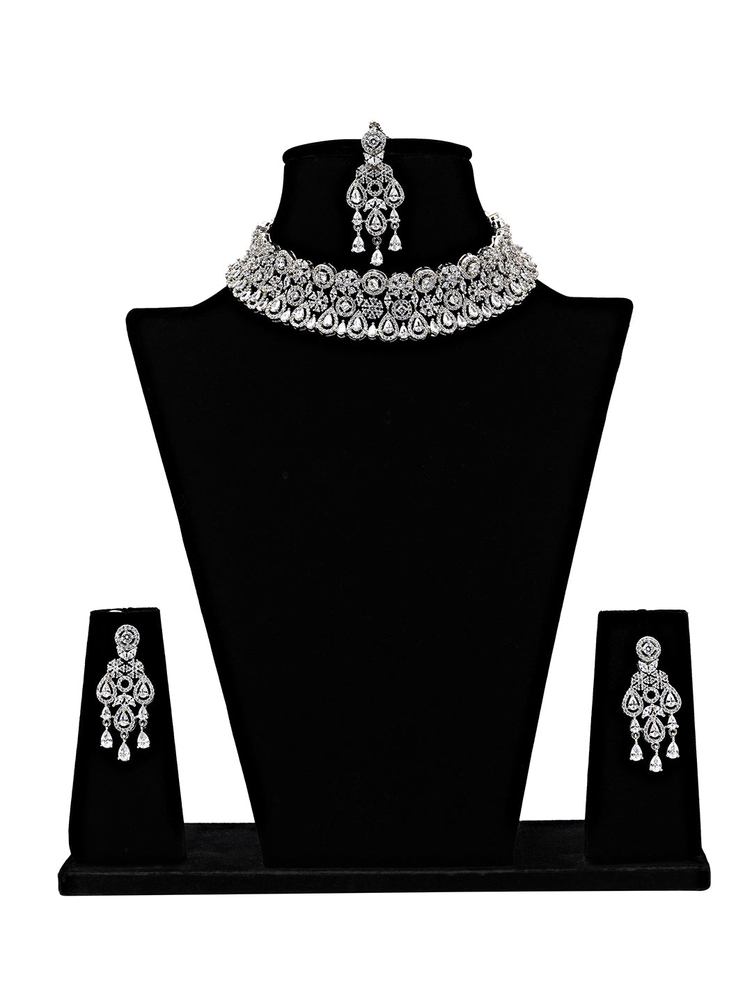 Majestic Aura CZ Choker Set