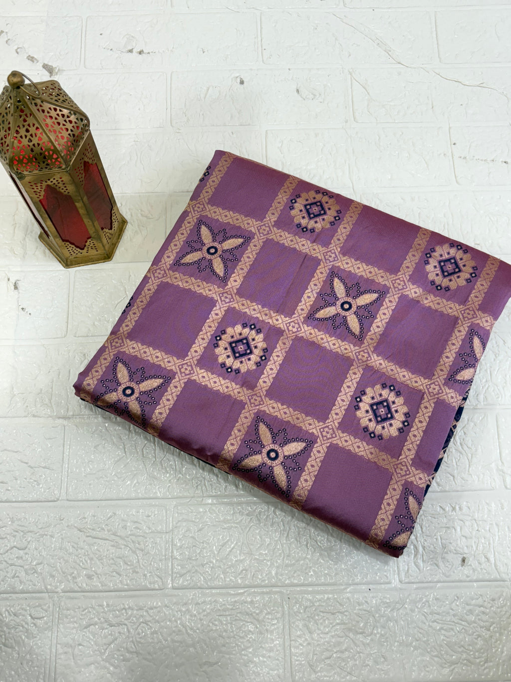 Name Wildberry saree fabric pure art silk blend adorned with traditional block print motifs and a contrasting  blue  border for a timeless ethnic appeal