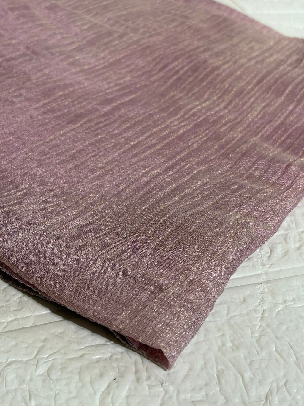 Black Net Saree with Multicolor Thread Embroidery and Mauve Blouse