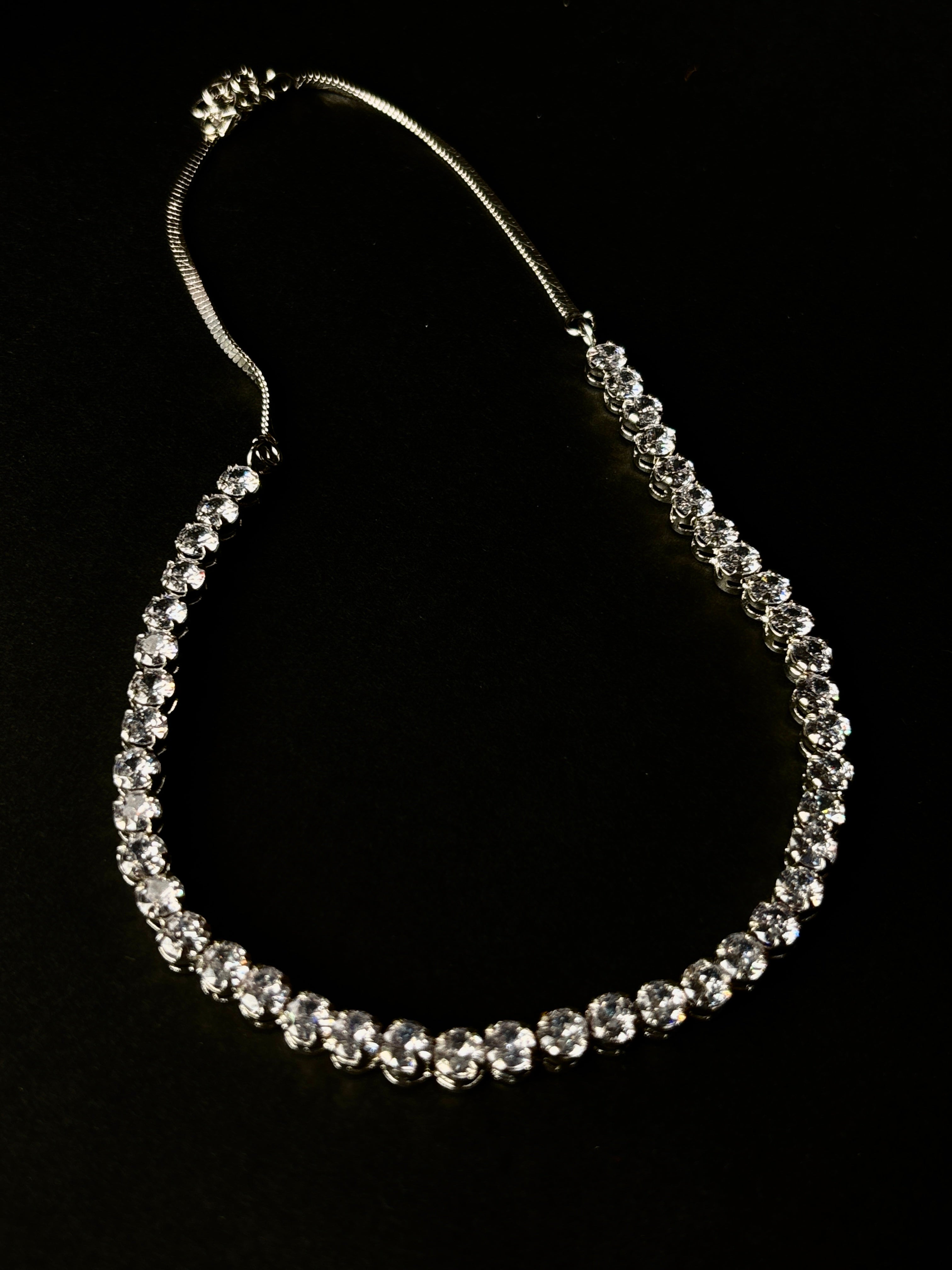 Crystal Elegance Tennis Choker
