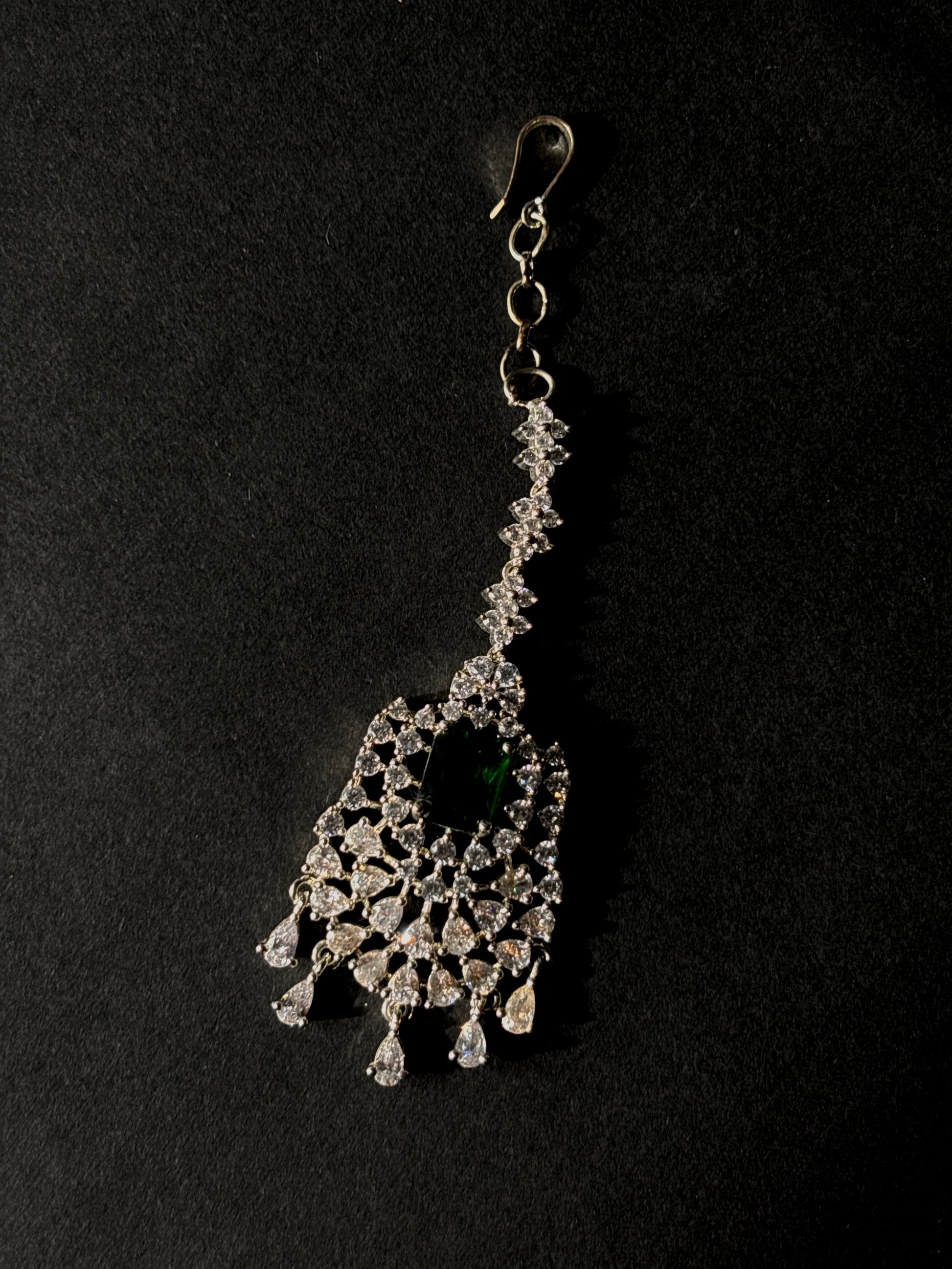 Emerald Enchant CZ Bridal Set
