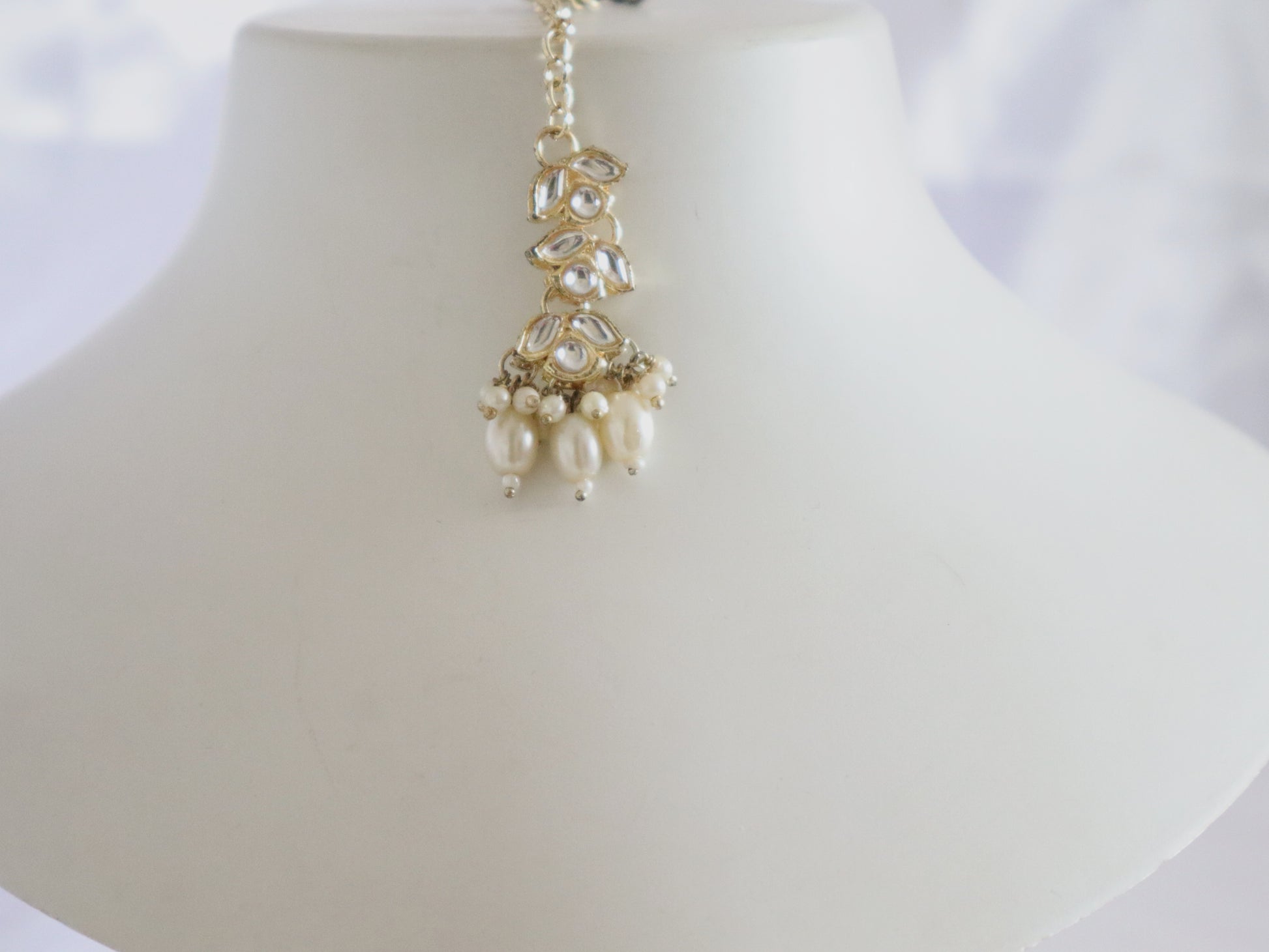 Classic Ivory Kundan Pearl Choker Set