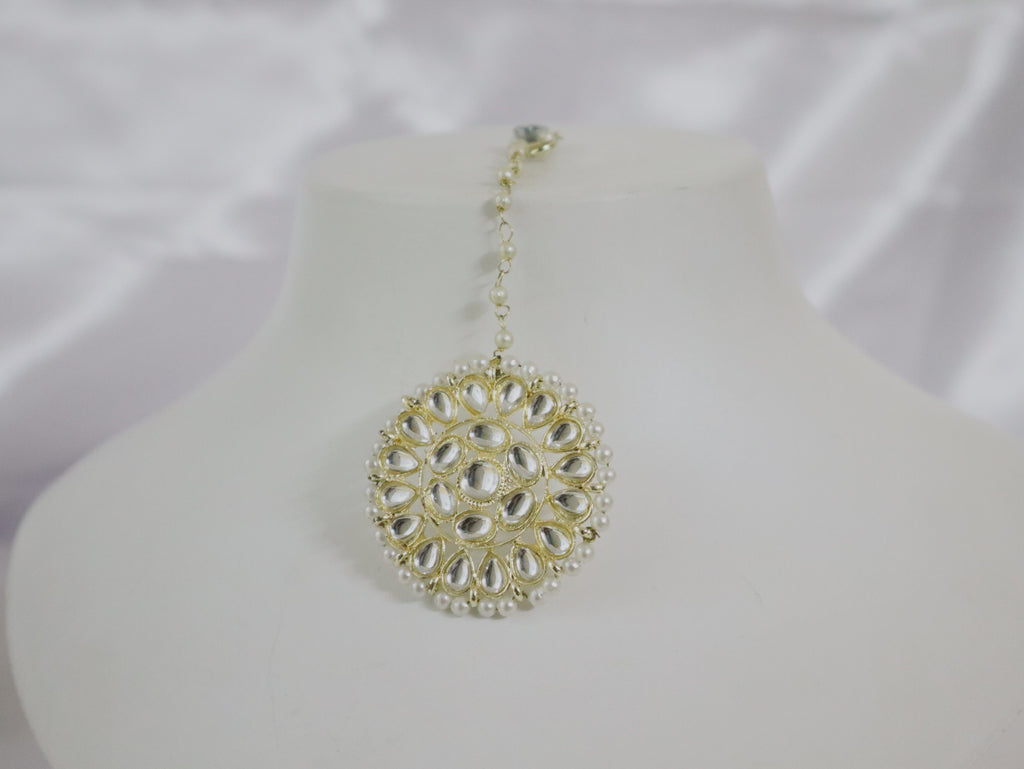 Pearl Radiance Kundan Round Set