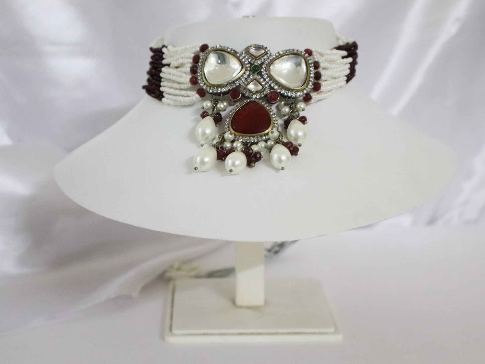 Ruby Pearl Princess Choker Set