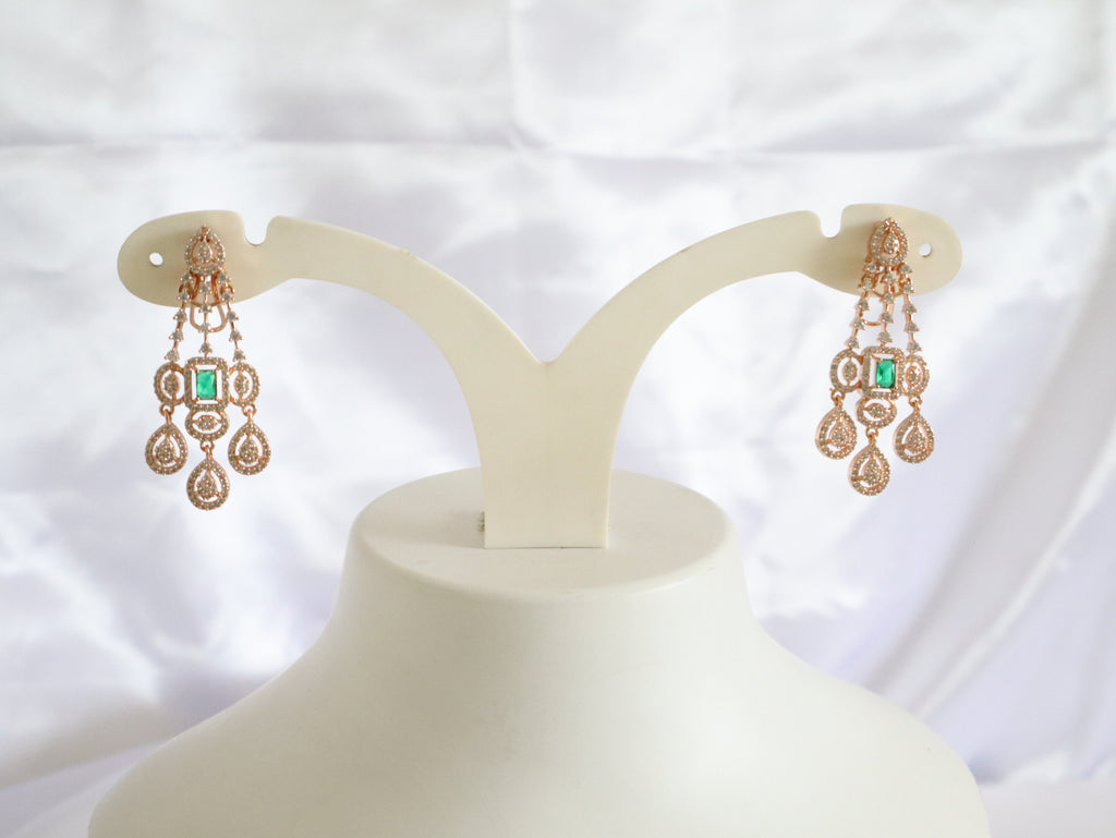 Regal Emerald Charm Choker