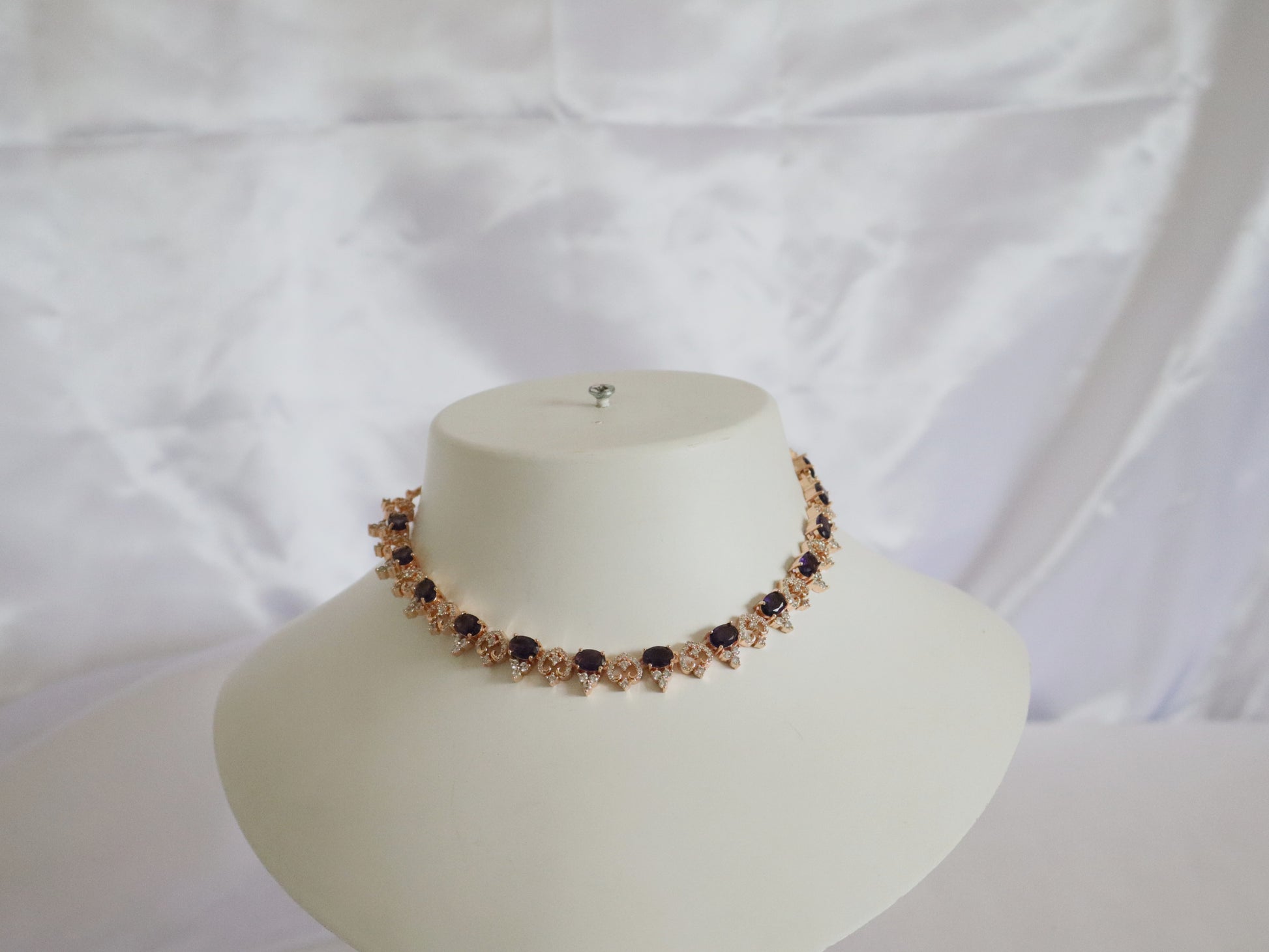 Amethyst Elegance Choker Set