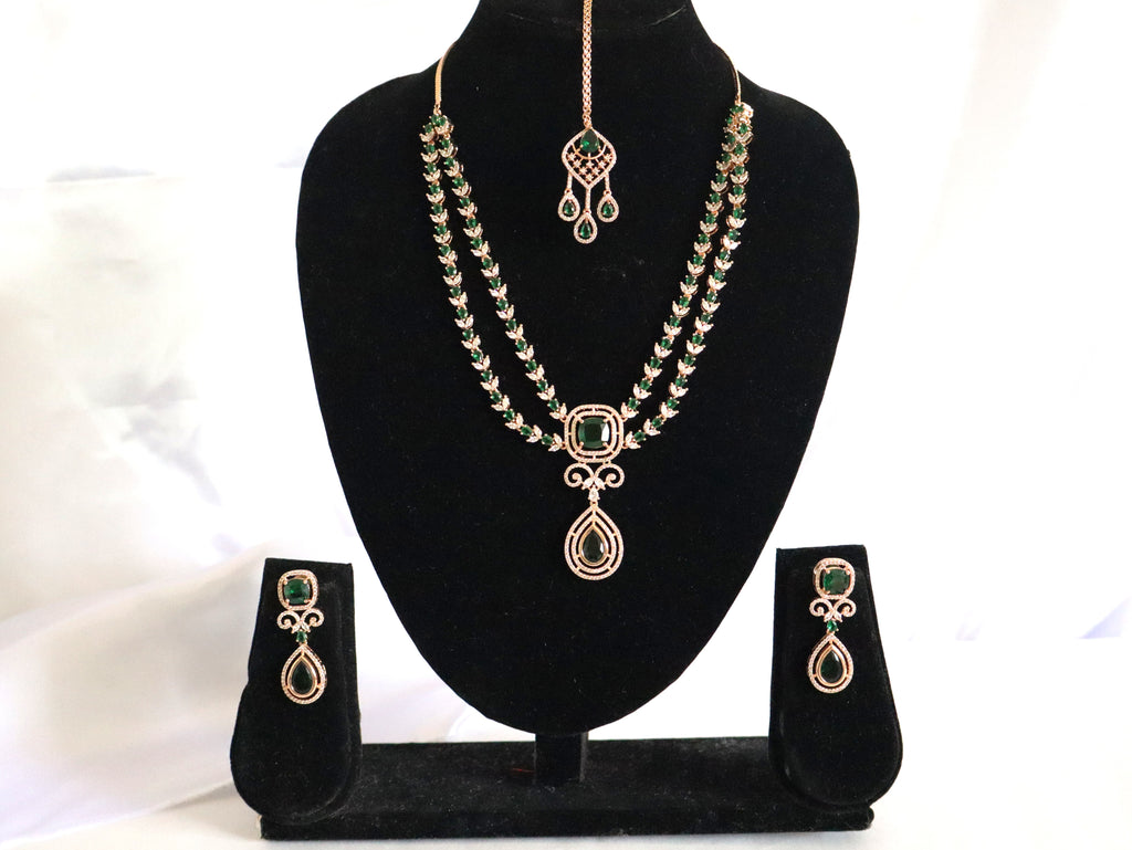Emerald Grace Bridal Set