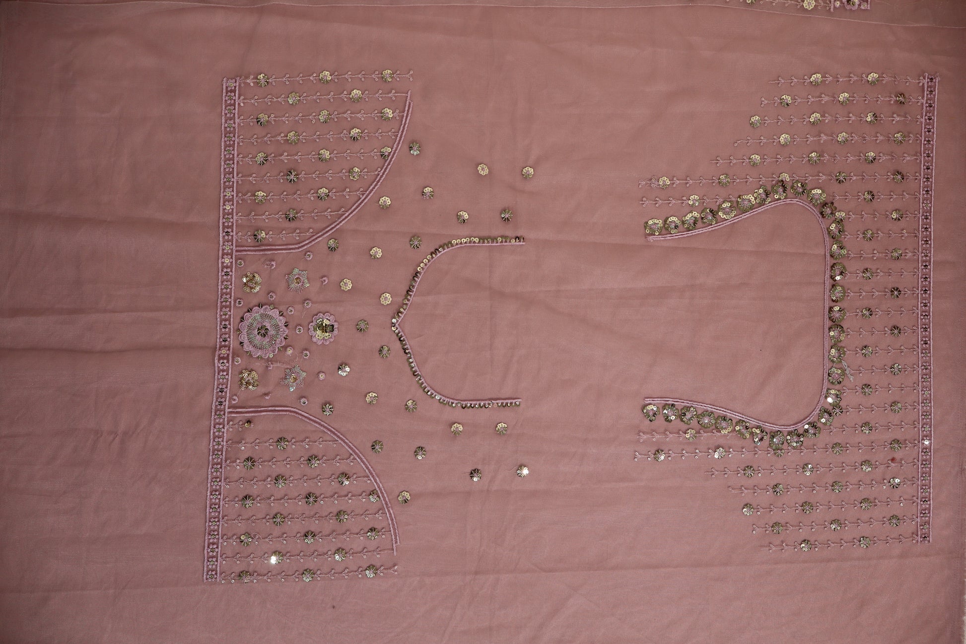 Lavender Sequin Work Lehenga Set