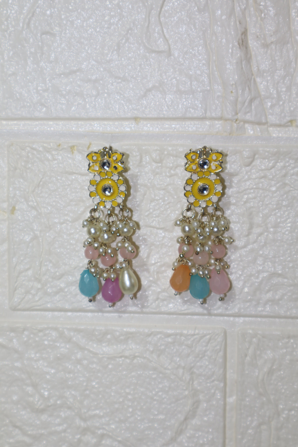 Multicolor Floral Kundan Choker Necklace Set
