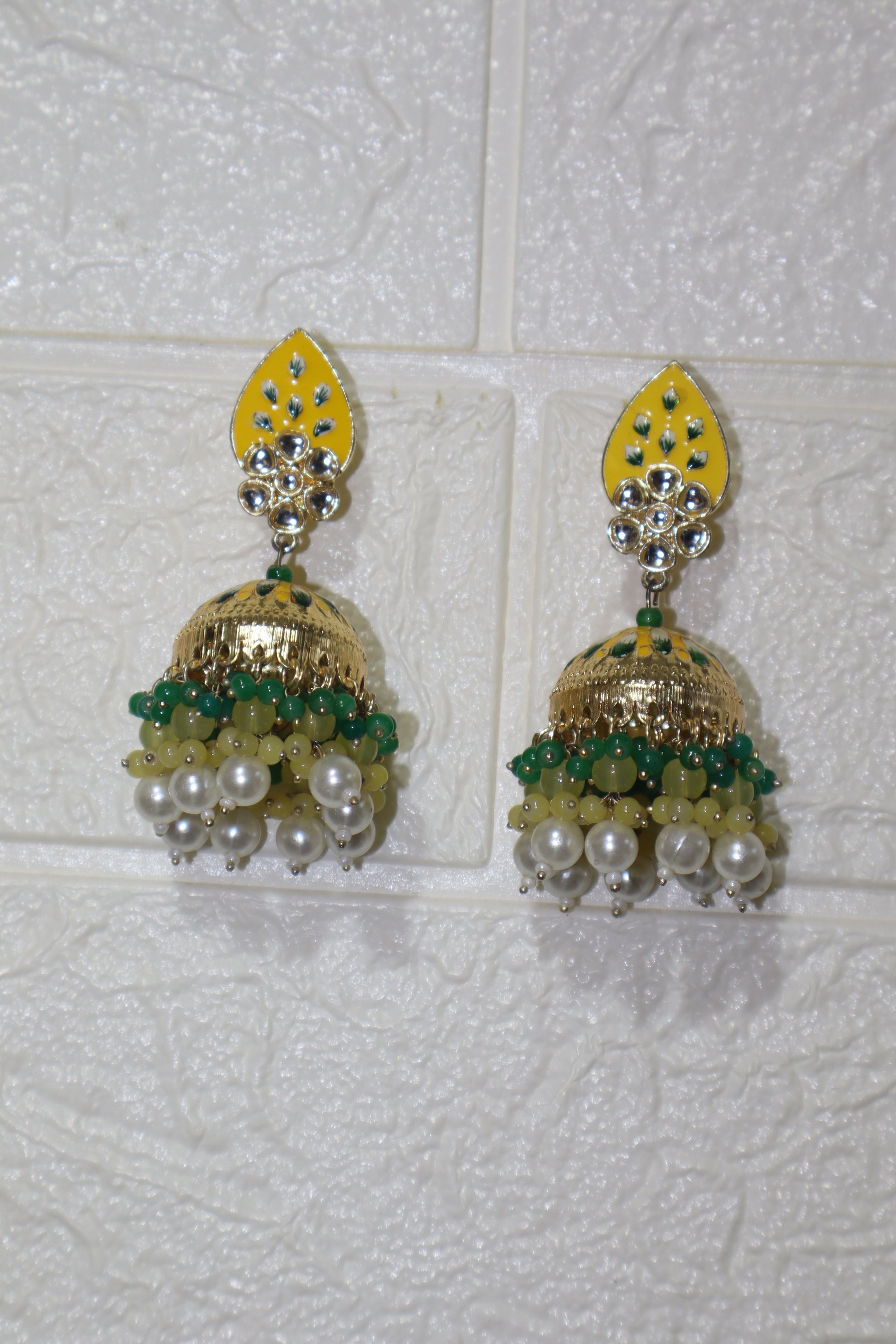 Meenakari Mango Motif Choker Set