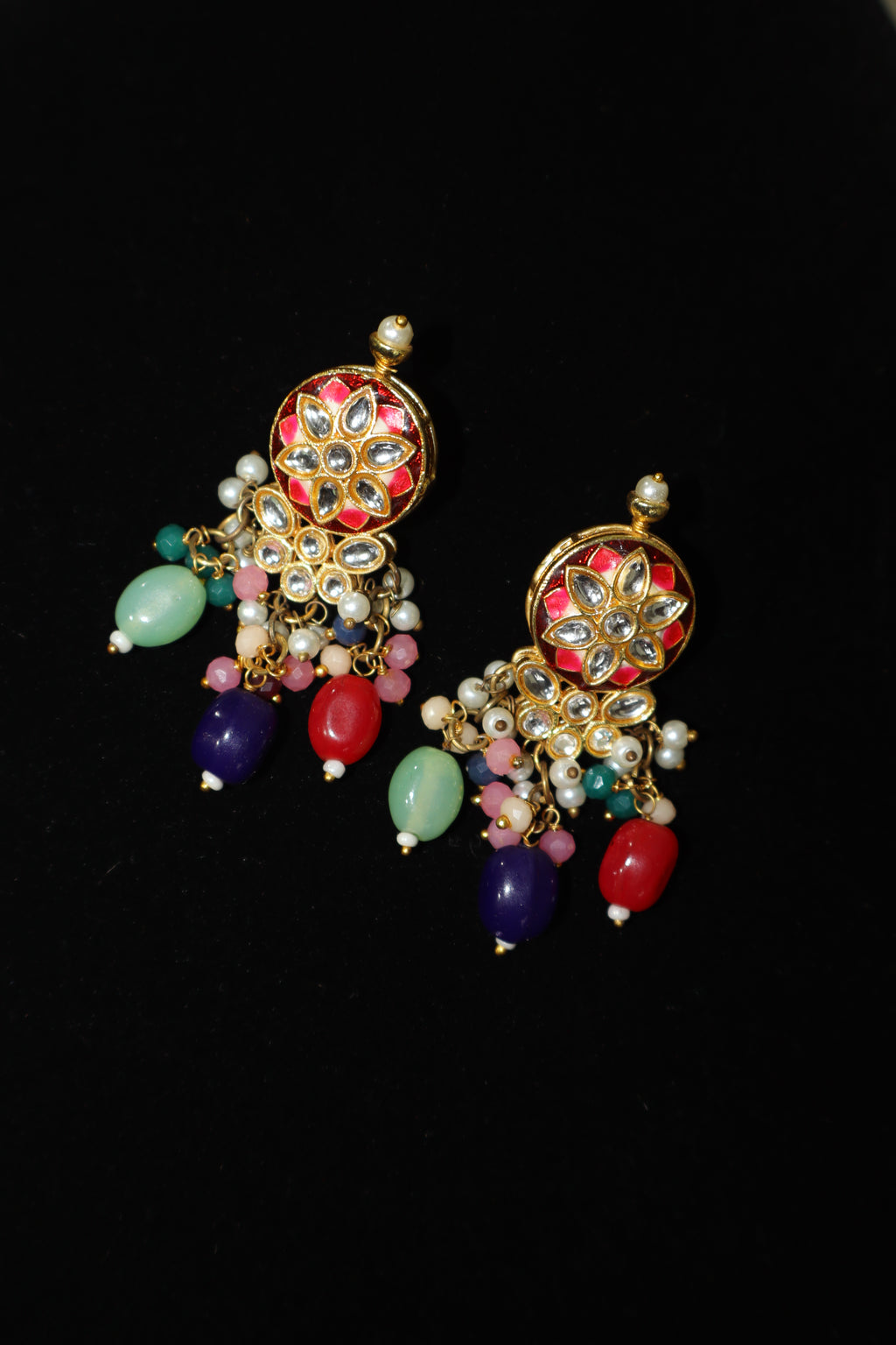 Meenakari Multicolor Royal Kundan Choker