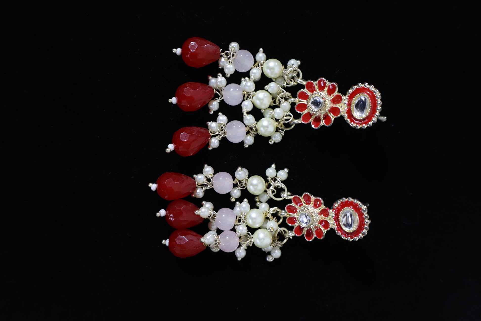 Ruby Bloom Pearl Choker