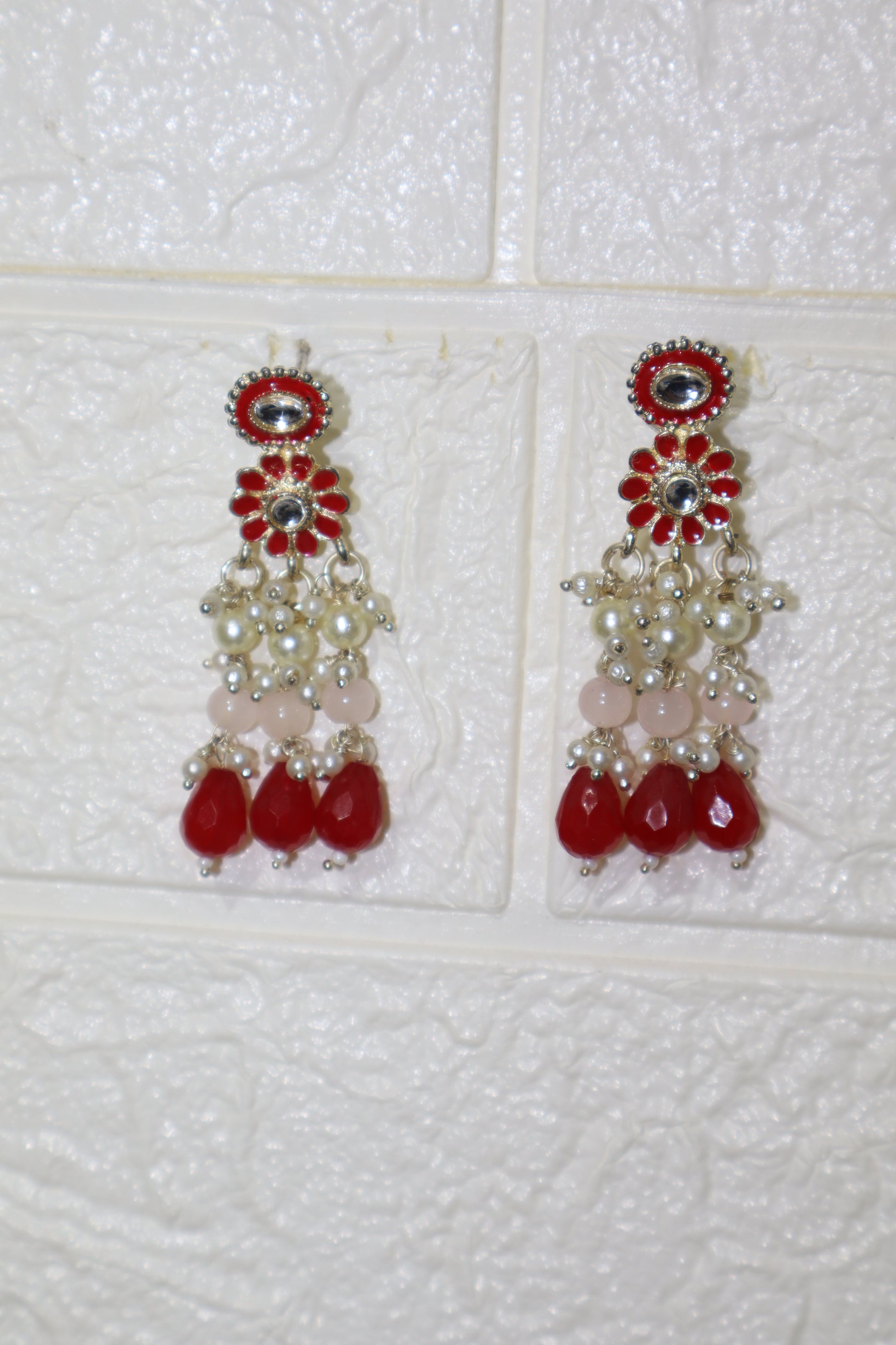 Ruby Bloom Pearl Choker
