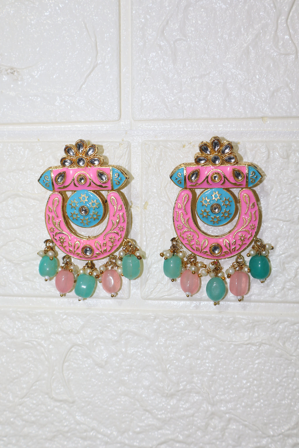 Meenakari Pastel Charm Set