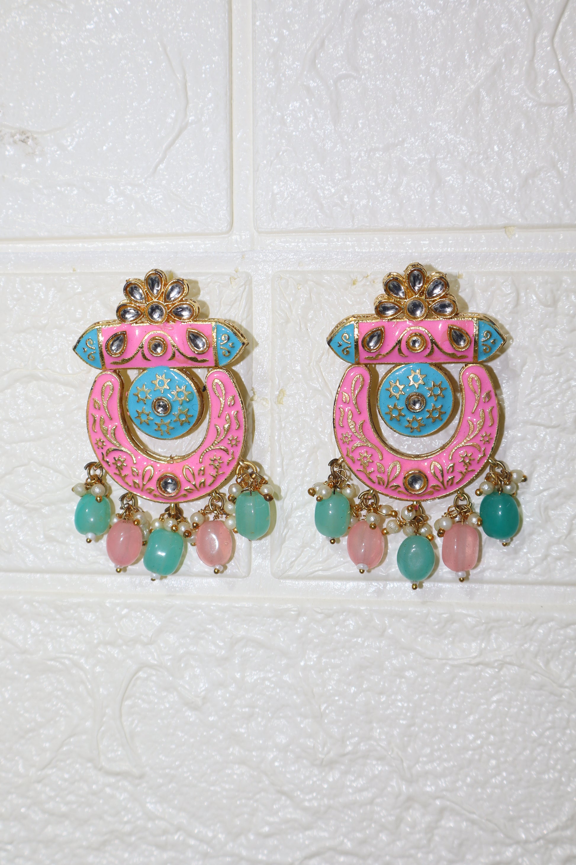 Meenakari Pastel Charm Set
